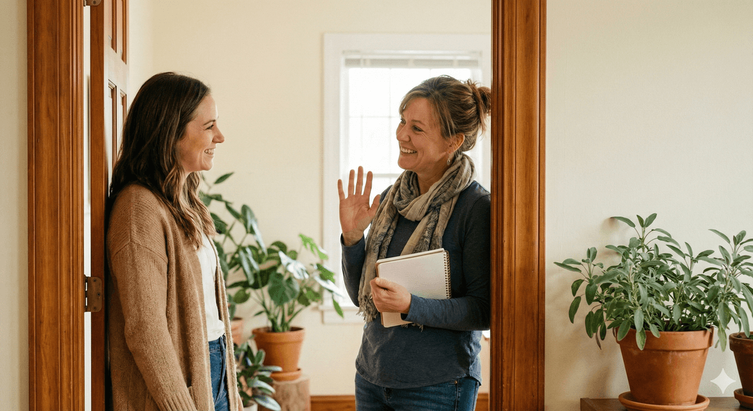 Wellness coach helping clients thrive